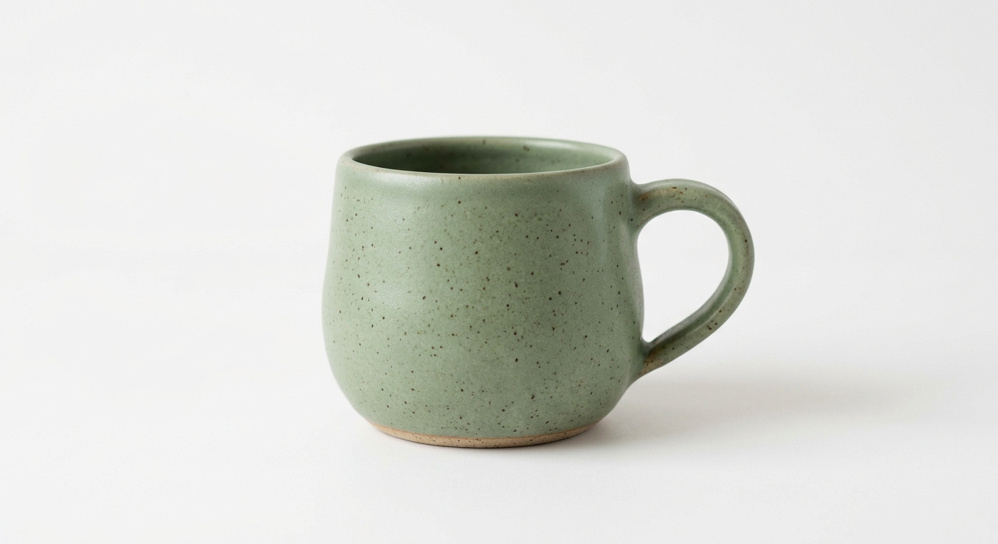 Handmade Ceramic Mug - Sage Green