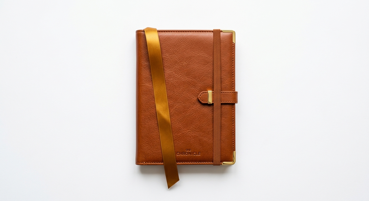 Leather-Bound Daily Planner